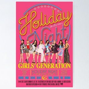 GIRLS GENERATION HOLIDAY NIGHT OFFICIAL POSTER